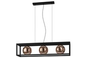 Lamper - EGLO Stars of Light CORDOBA langbordspendel L1100 sort/kobber - 390091