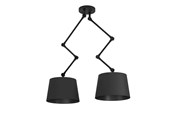Lamper - EGLO Stars of Light PISTUNIO loftlampe 2xE27 Ø350 sort - 390113
