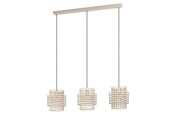 Lamper - EGLO Stars of Light OLTAMAR langbordspendel 3xE27 L910 sort/nød - 390147
