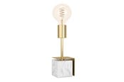 Lamper - EGLO Stars of Light CARMITA bordlampe E27 H260 hvid/børstet messing - 390169