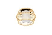Lamper - EGLO Stars of Light MONTERROSO loftlampe, sort/bambus/hvid - 390232