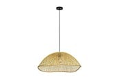 Lamper - EGLO Stars of Light SAMBUCONA pendel E27 Ø720 sort/bambus - 390236