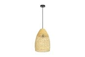 Lamper - EGLO Stars of Light SAMBUCONA pendel E27 Ø350 sort/bambus - 390237