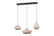 Lamper - EGLO Stars of Light TORREMOLINOS langbordspendel 3xE27 sort sand - 390269