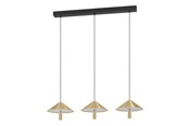 Lamper - EGLO Stars of Light PARAGUAY langbordspendel L970 sort/børstet messing - 390272