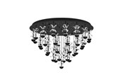 Lamper - EGLO Stars of Light PIANOPOLI 2 loftlampe 43L sort/krystal - 390276