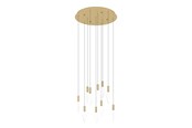 Lamper - EGLO Stars of Light MIRADOR klyngependel Ø580 messing/transparent - 390359