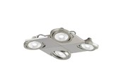 Lamper - EGLO Stars of Light BREA SPOT 4x480lm børstet stål - 39251