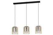 Lamper - EGLO Stars of Light CAMINATA langbordspendel 3xE27 sort/guld/sort-transparent - 39696