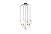 Lamper - EGLO Stars of Light BERNABETTA klyngependel 9L E27 hvid/sort - 39738