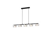Lamper - EGLO Stars of Light COPILLOS langbordspendel 4L L930 sort/røgfarvet - 39875
