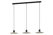 Lamper - EGLO Stars of Light MAYAZES langbordspendel 3xGU10 sort/træ FSC - 39912