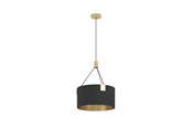 Lamper - EGLO Stars of Light TORTOLA 1 pendel 3xE27 Ø450 sort/børstet messing - 39964