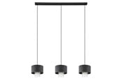 Lamper - EGLO Stars of Light SAPUARA langbordspendel 3xE27 L1240 sort/klar - 39978