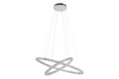 Lamper - EGLO Stars of Light TONERIA pendel 6400lm L900 krom/krystal 4000K - 93946