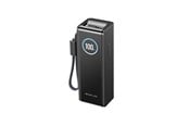 Powerbank - EcoFlow RAPID 25K 170W - 2x Indbyggede 100W USB-C-kabler Powerbank - Sort - 25000 mAh - EF-RAPID25K100W-B-EU