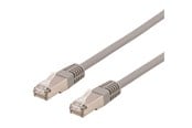 Netværkskabel - Deltaco STP-63AU - patch cable - 3 m - grey - Grå - 3m - STP-63AU