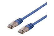 Netværkskabel - Deltaco STP-61BAU - patch cable - 1 m - blue - Blå - 1m - STP-61BAU