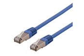 Netværkskabel - Deltaco STP-63BAU - patch cable - 3 m - blue - Blå - 3m - STP-63BAU