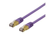 Netværkskabel - Deltaco SFTP-61PAH - patch cable - 1 m - purple - Lilla - 1m - SFTP-61PAH
