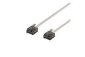 Netværkskabel - Deltaco patch cable - 50 cm - grey - Grå - 0.5m - UUTP-2010
