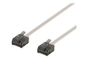 Netværkskabel - Deltaco patch cable - 1 m - grey - Grå - 1meter - UUTP-2020