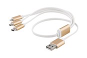 USB kabel - EPZI Lightning cable - Lightning / USB - 50 cm - USB-MULTI05