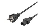Strømkabel (intern) - Deltaco - power cable - power CEE 7/7 to IEC 60320 C15 - 50 cm - DEL-117-50
