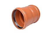 Afløb - Wavin PVC dobbeltmuffe 315mm - 550206