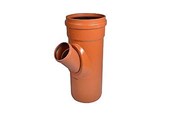 Afløb - Wavin PVC grenrør 45° 250/110mm - 550907