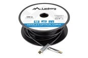 Skærmkabel - Lanberg HDMI cable with Ethernet - 100 m - CA-HDMI-20FB-1000-BK