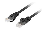 Netværkskabel - Lanberg patch cable - 2 m - black - Sort - 2m - PCU6-10CU-0200-BK