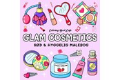 Hobby - Malebog: Glam Cosmetics - Cozy Coloring - Hobby - paperback - 9788776390778