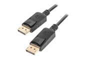 Skærmkabel - Lanberg - DisplayPort cable - DisplayPort to DisplayPort - 50 cm - CA-DPDP-10CC-0005-BK