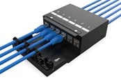 Netværkstilbehør - DIGITUS DN-93708-6 Consolidation point box 6-port Keystone modules with intelligent cable manager - DN-93708-6