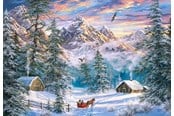 Puslespil - Castorland Mountain Christmas (1000) - C-104680-2