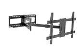 Vægbeslag, AV-Beslag & AV-Møbler - TECHLY mounting kit - full-motion - for flat panel - extra long - black - Maks 70 kg - Maks størrelse 80" - ICA-PLB-721