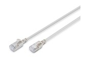 Netværkskabel - DIGITUS patch cable - 1 m - grey - Grå - 1m - DK-1632-A-010S
