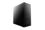 Kabinet - Arctic Xtender VG (Mirror Black) - Kabinet - Miditower - Sort - ACPCC00019A