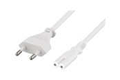 Strømkabel (intern) - Deltaco DEL-109JA - power cable - Europlug to power IEC 60320 C7 - 1 m - DEL-109JA