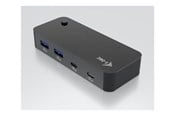USB hub - I-Tec - hub - universal KVM - 6 ports USB hub - 6 ports - Sort - CAKVMHUB2A2C