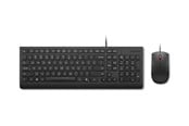 Tastatur - Lenovo Essential Wired Combo - keyboard and mouse set - QWERTY - Swedish/Finnish - black Input Device - Tastatur & Mus sæt - Svensk/finsk - Sort - 4X31R64433
