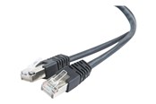 Netværkskabel - Gembird patch cable - 50 cm - black - Sort - 0.5m - PP22-0.5M/BK