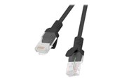 Netværkskabel - Lanberg patch cable - 50 cm - RAL 9004 black - Sort - 0.5m - PCU5-10CC-0050-BK