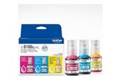 Blæk, Toner & Forbrugsstoffer - Brother BTD100CL Value Pack - 3-pack - high capacity - yellow cyan magenta - original - ink refill - BTD100CLVAL