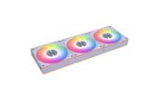 Kabinet Køler - Lian Li UNI FAN CL Wireless Reverse Fan 3-Pack - Kabinet køler - 120mm - Hvid med RGB - 12RCL1W3W