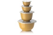 Køkkentilbehør - Rosti - Margrethe Bowls - Set of 4 + Lids (Curry) - 29971