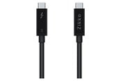 USB kabel - Zikko 0.8m 100W / 20Gb 8K USB-C Cable 0.8m Black - M-TB080