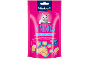 Katte - Vitakraft MININOS Fancy Jerky Laks Snack Skiver 40g - 34357