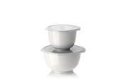 Køkkentilbehør - Rosti - Margrethe bowls Set of 2 + lids - White - 29928
